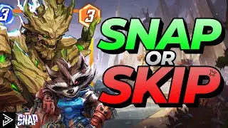 Will ROCKET RACCOON & GROOT STEAL the Show?! 🦝🌲 Card Review & Decks | Snap or Skip | Marvel Snap