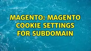 Magento: Magento cookie settings for subdomain