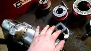 Rothenberger Mini Collins Pipe Threader & Drive adaptors