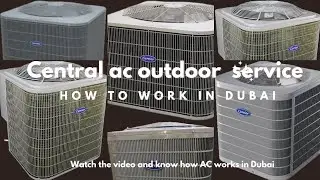 HVAC|Central ac outdoor service |Ac technacian job in dubai #youtubeshorts #youtube #ytshorts #hvac