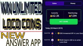 Loco unlimited coins latest trick  | New answer app for all trivia games .