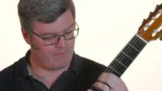 Belfast guitar teacher Brian Keenan - Cello Suite No.1 by JS Bach - Prelude