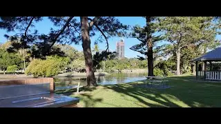 GOLD COAST:Broadbeach, Queensland, jogging, walking paths and parks.