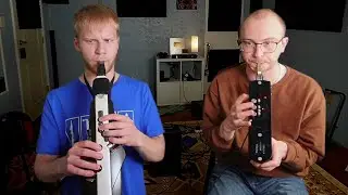 Wind Synth duo plays song requests LIVE!