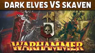 Dark Elves vs Skaven Warhammer 7th Edition Live Battle Report Reupload