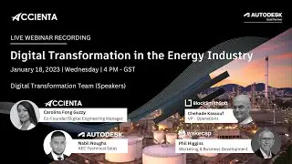 Digital Transformation in the Energy Industry in partnership with Autodesk, Wakecap & BlackSmithSoft