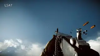 BATTLEFIELD 4   Light Machine Guns shooting and reloading animation.