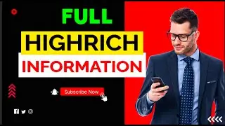 Highrich FULL Information Today #highrich