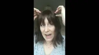 Hairstyles for when your bio hair and topper are different lengths using my Uniwigs Amber topper