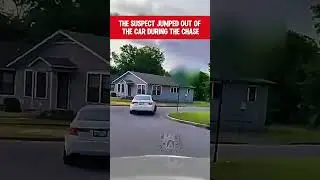 Suspect Makes a Clean Escape Jumping Out of Car During High-Speed Chase!