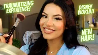 GRWM - LET'S CATCH UP (my makeup career, new hair, & disney world!)