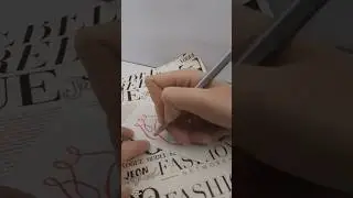 draw heart line art with me