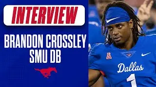 SMU DB Brandon Crossley sees tons of competition in secondary | SMU Football Interviews