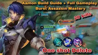 Aamon Build Guide + Full Gameplay | Burst Assassin Mastery