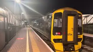 GWR Class 158 and DB Class 66 crossover at Worle