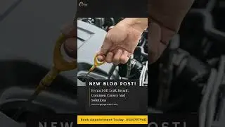 🚗🔧 Ferrari Oil Leak Repair: Causes & Solutions 🛠️💡