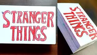 Stranger Things 4 Teaser In Flipbook || Stop Motion