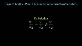 Pair of Linear Equations in Two Variables | Class 10 Maths Chapter 2 All Formulas #maths #formula