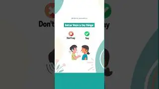 Better ways to say things! 🦹&zwj;♀️ #ytshorts #youtubeshorts  #youtube  #english #learning