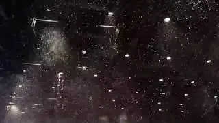 Snow Machines in a 190 x 100 theater at a Theme Park Show