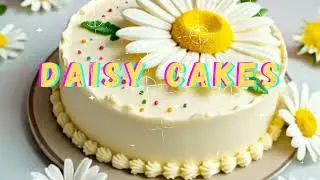 🌼Daisy Cake Ideas🎂🌼💮 Do you love me or not? Daisies decorating #cream #flowers #margaritas #daisy 