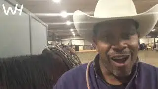 Wendell Hearn at the 2019 FWSSR Cowboys of Color rodeo.