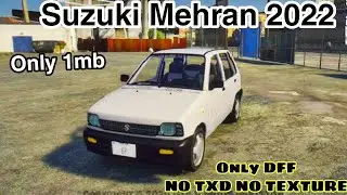 Suzuki Mehran 2021 Only DFF No TXD no texture For GTA SA android