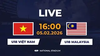 🔴 U18 Việt Nam vs U18 Malaysia | U18 Đông Nam Á | Hạ Đẹp Mãnh Hổ