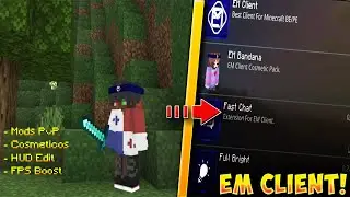 ⚡! THIS CLIENT WILL UPLOAD FPS FOR YOU! - EM Client MCPE/BE 1.16x