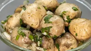Экспресс-Маринованные Шампиньоны за 10 МИНУТ | Pickled Champignons in 10 MINUTES
