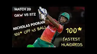 #CPL2020 Match No. 20 #HIGHLIGHTS  Guyana Vs St Kitts Biggest Thriller Of The Year Pooran 100*