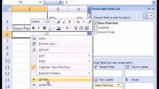 YTLE#59: Pivot Table for Age Account Receivable