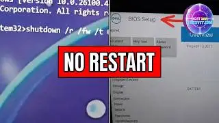 🔥😮Boot into UEFI BIOS🖥️ Without Restart Key Using CMD | bios setup windows 11💻🔥 #viral #uefi #laptop