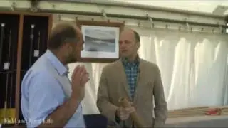 Demonstrating one of Luke Bannister's Fine Fly Rods