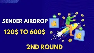 Sender Dao big airdrop | how to get crypto airdrops|sender wallet airdrop steps
