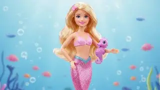 Coloring Cute little Barbie Doll