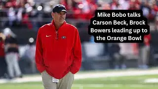 Mike Bobo talks critics, Carson Beck, Brock Bowers, and more