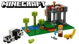 Lego Minecraft  21158  The Panda Nursery  UNBOXING