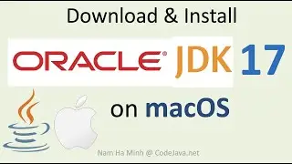 Download and Install Oracle JDK 17 on macOS