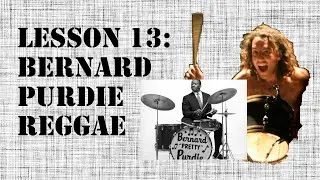 James Drum School - Bernard Purdie Reggae (DRUM LESSON #13)