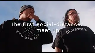 first social-distanced meet-up