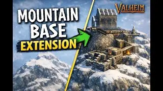 Building the FIRST EXTENSION for my MOUNTAIN BASE in VALHEIM