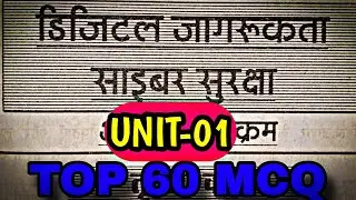 BA/BSC/BCOM Third Year foundation course Digital Awareness and Cyber Security, Unit-1,mcq
