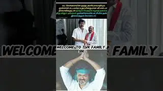 Welcome to #tvk family sir from #admk #shorts #shortvideo #short #shortsfeed #news #chennai #news