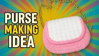 DIY Purse Making Idea | Plastic Canvas Bag | Easy Handmade Bag Tutorial for Beginners