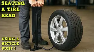 Seating a Tire Bead Using a Bicycle Pump !