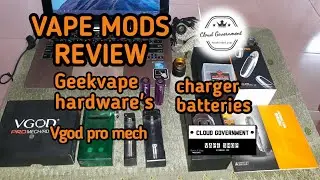 VAPE REVIEWS |  VGOD FULL MECH | GEEK VAPE AEGIS SOLO | AEGIS POD