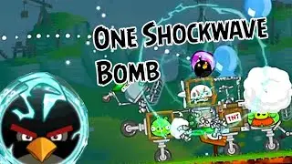 Angry Birds One Shockwave Bomb Shot Challenge