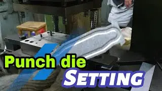 How to install sheet metal die on power press machine