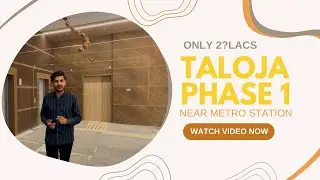 1BHK FLAT IN TALOJA PHASE 1| UNDER 29 LAKHS | G+22 STORAGE | CIDCO CLEAR PLOT #trending #realestate